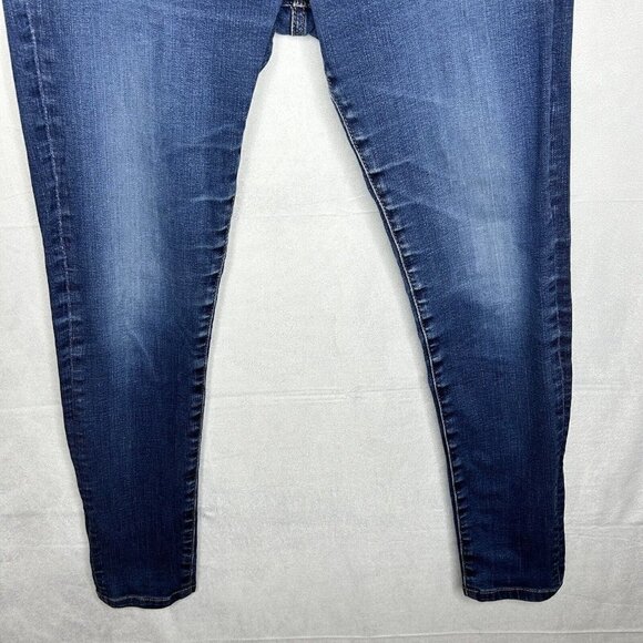 AG-ED Denim Jeans The Farrah Skinny High Rise Skinny Ankle Sz 28R (28x26) - Picture 3 of 8